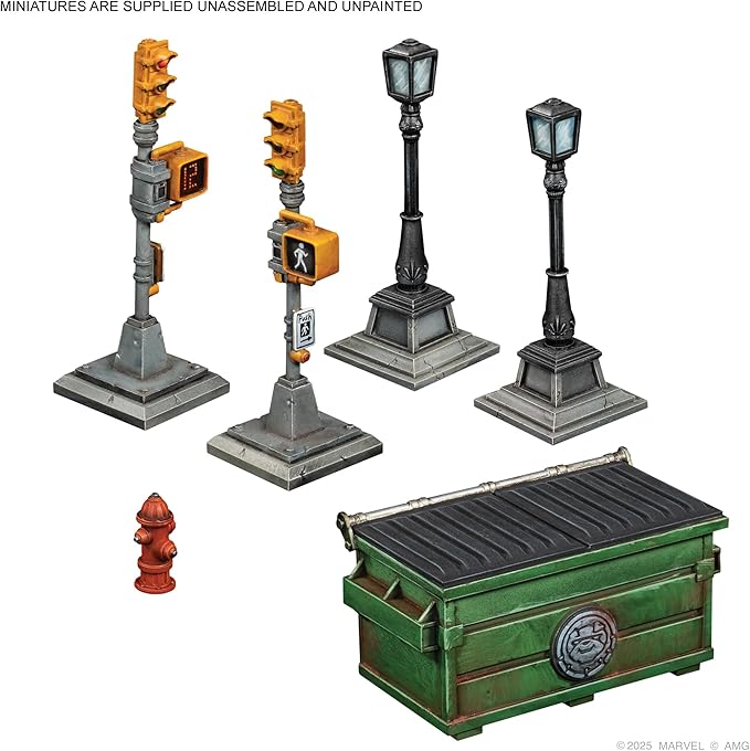 Marvel: Crisis Protocol - NYC City Block Terrain Collection