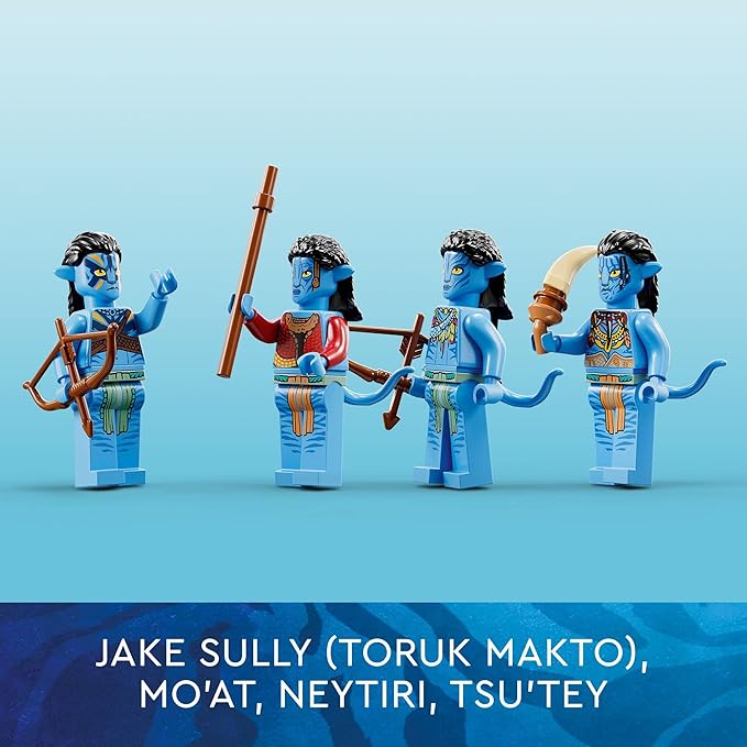LEGO Avatar Toruk Makto &amp Tree of Souls 75574 Building Set - Movie Inspired Toy Set with Jake Sully and Neytiri Minifigures Direhorse Animal Figure Glow in The Dark Pandora Adventure