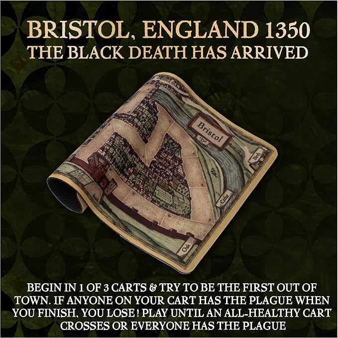 Bristol 1350 Board Game of Strategy Deceit and Luck for 1-9 Players