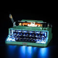 LED Light Kit Compatible with Lego Typewriter - Lighting Set for Ideas 21327 Building Model (Model Set Not Included)