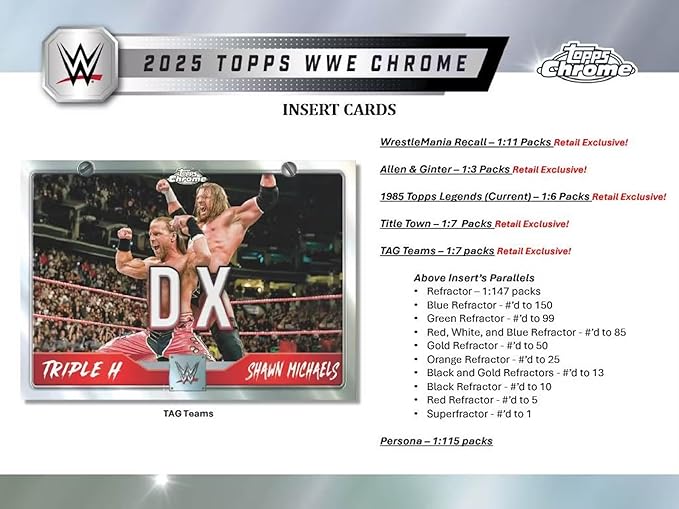 Chrome WWE Mega Box by Topps