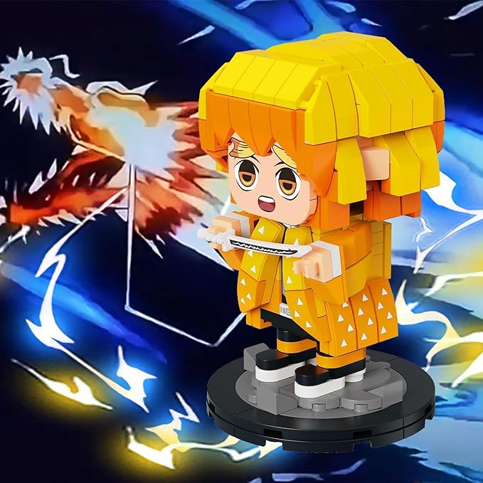 Anime Building Blocks Set 786pcs Compatible with Lego Character Manga Toys Collectible Action Figures for Anime Fans Kids Adults
