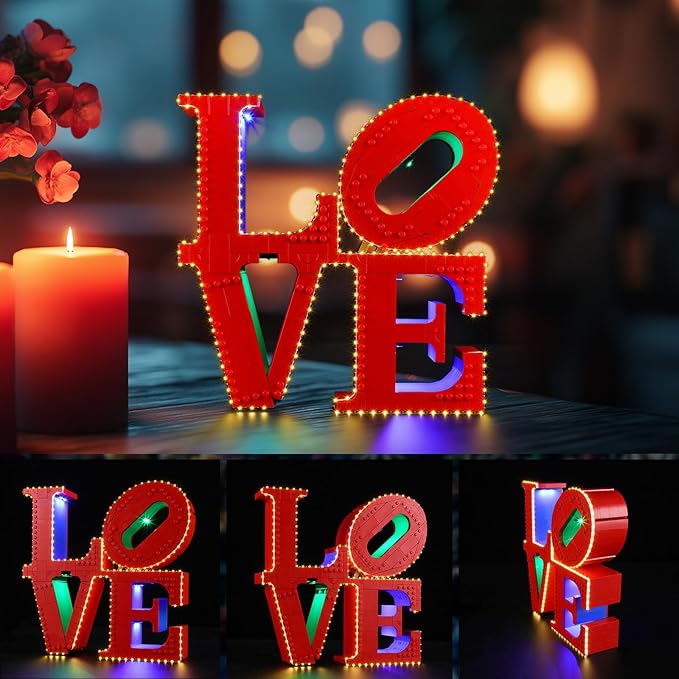 YEABRICKS LED Light for 31214 Art Love Building Blocks Model (Building Set NOT Included)