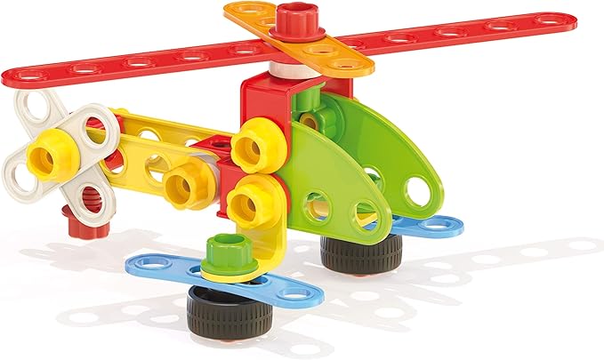 Quercetti - Tecno Jumbo - 76 Piece Building Set and Construction Toy Multi-Colored 34 x 7 x 29cm