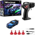 1:64 Scale Mini RC Drift Car with Gyro Full Proportional RTR 2.4Ghz Remote Control with RGB Lights (04-Blue)