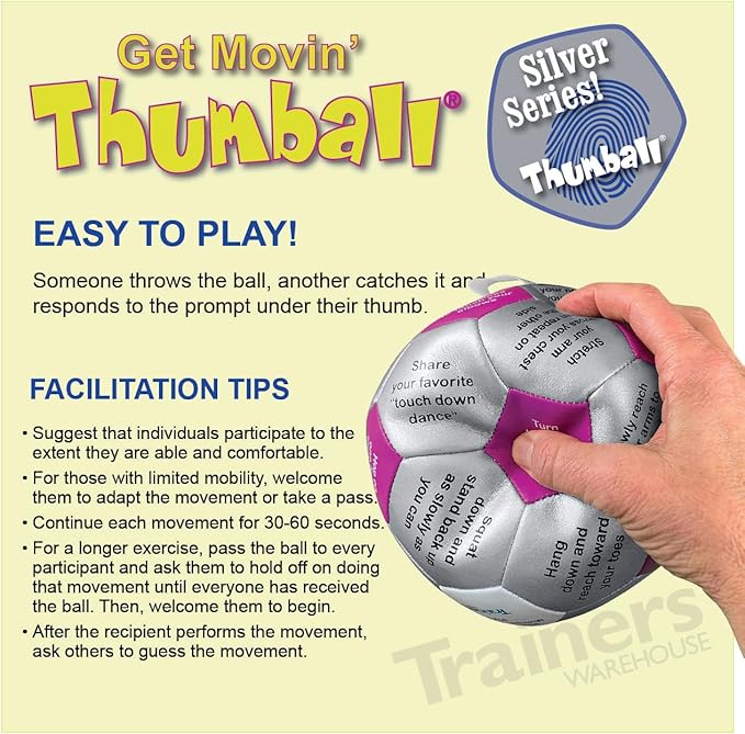 Trainers Warehouse 6 Thumball Collection 32 Prompts for Conversation Team Building Relationship and Training