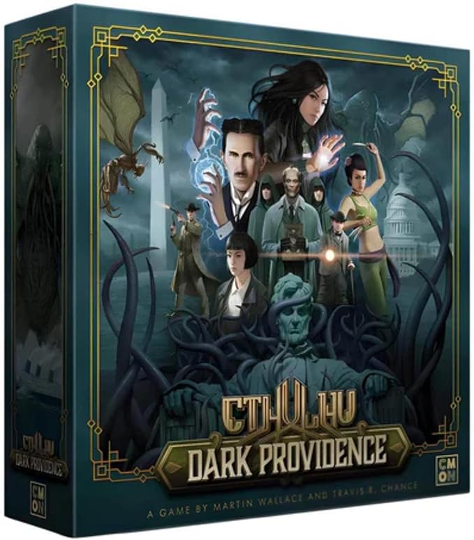 Cthulhu: Dark Providence Board Game - Secret Alignment Deckbuilding Game Immersive Strategy Game for Kids &amp Adults Ages 14+ 1-5 Players 90 Minute Playtime Made by CMON
