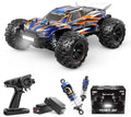 HYPER GO H16DR 1:16 Scale Ready to Run Fast Remote Control Car High Speed Jump RC Monster Truck Off Road RC Cars 4WD All Terrain RTR RC Truck with 2 LiPo Batteries for Boys and Adults