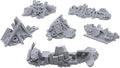 EnderToys Urban Rubble - DND Terrain - 32mm Scenery for Tabletop Miniatures