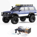 FCX18 FMS RC Crawler Toyota Cruiser 1/18 LC80 Offroad Trucks 4X4 RC Rock Crawler with Portal Axles LED Lights for Adults (Blue)