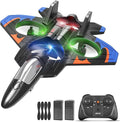 Foam Remote Control Airplanes RC Planes for Kids Adults RC Airplane Fighter Jet with Light 360° Flip Fighter Jet Toys Stunt Roll Airplane Toy Gifts for Kids Boys