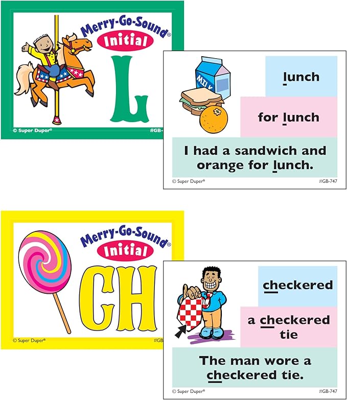 Super Duper Publications | Merry-Go-Sound® Word Phrase &amp Sentence Articulation Board Game | Educational Learning Resource for Children
