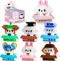 HIGH GODO 6 Pack Animals Dog Party Favors Building Set 1990PCS Cute Animals for Goodie Bag Stuffers Party Favors Birthday Easter Gifts for Adult Teens 14+ (Not Compatible with Major Brand)