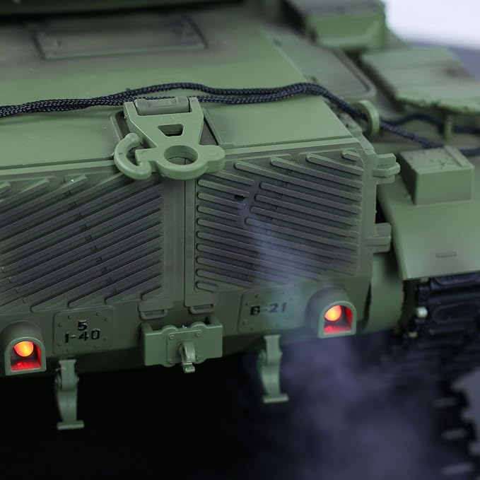 US in Stock TD 1/16 RC Tank Model Plastic for M60A3 USA RC Infrared Battle Tanks Model 320°Turret Rotation Light Sound Smoke Unit for Hobby BB Shooting Airsoft Tank That Shoot