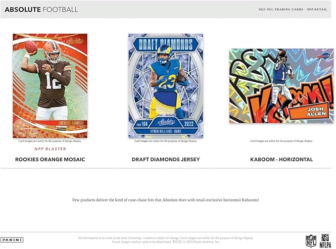 Panini 2025 Absolute Football 24-Pack Retail Booster Box