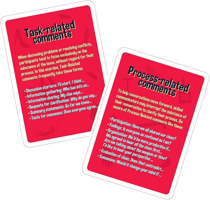 Trainers Warehouse Murder Mystery Deck v.3 | 30 Minute Team Building Activity | 27 Clues to Improve Communication