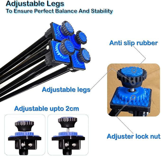 Professional Foldable and Height addjustable Carrom Board Stand.