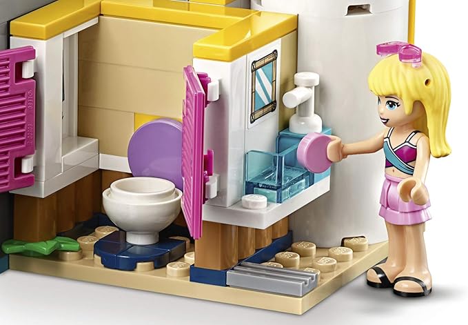 LEGO Friends Andrea's Pool Party 41374 Toy Pool Building Set with Andrea and Stephanie Mini Dolls for Pretend Play Includes Toy Juice Bar and Wave Machine (468 Pieces)
