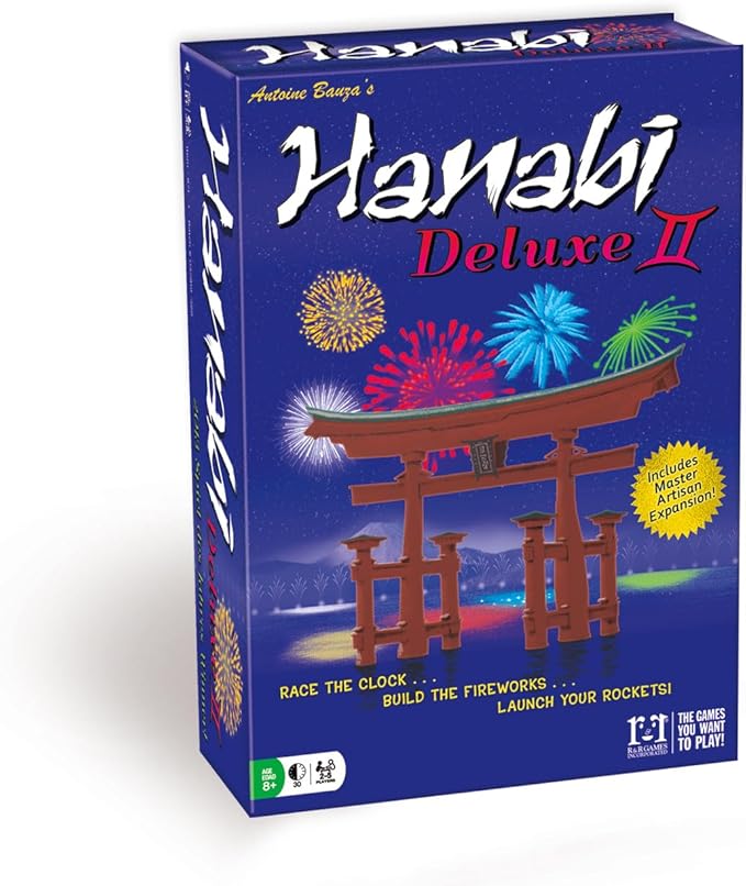 R&ampR Games Hanabi Deluxe II Strategy Game