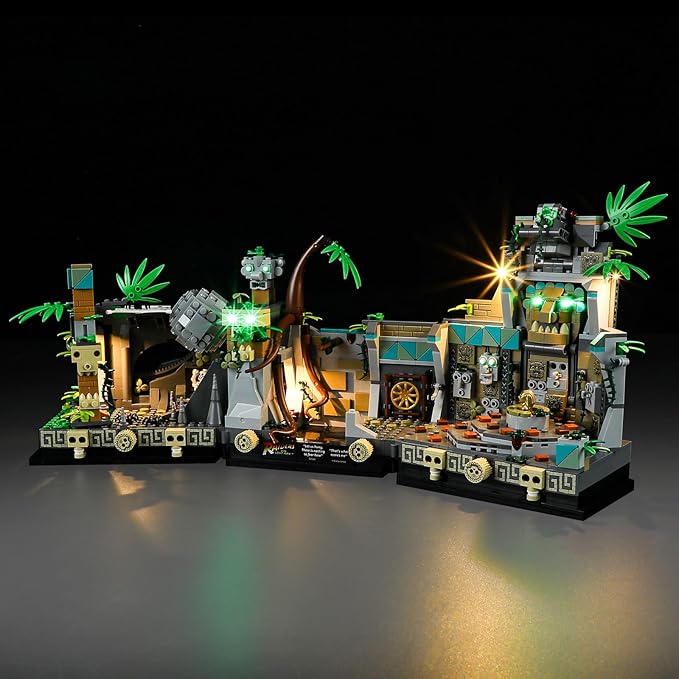 LED Light Kit for Lego 77015 Temple of The Golden Idol Set Compatible with Lego 77015 Building Blocks Model(Not Include Blocks Set)