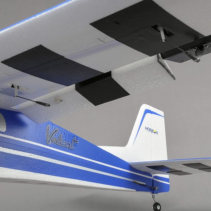 E-flite RC Airplane Valiant 1.3m BNF Basic Transmitter Battery and Charger Not Included with AS3X and Safe Select EFL49500
