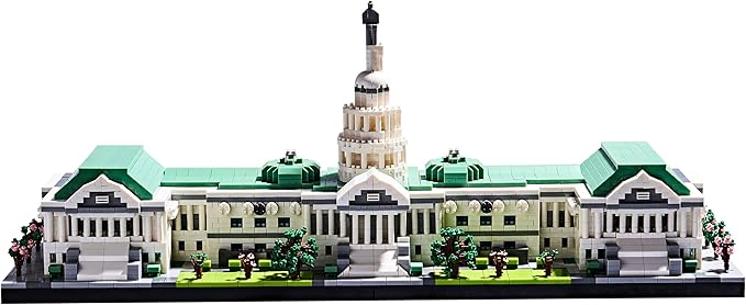 Gift Architecture Capitol Building Model Set - 3630pcs | Micro Blocks | Detailed Designs | Display-Worthy | Great Gift for Adults Ages 14+
