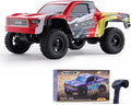 FCXㅤ FMS FSC24 1/24 Chaser RC Crawler Short-Course Trucks with High Strength Nylon Frame 2 Speed Switch Up to 26km/h Hobby RC Car for Adults Gifts (Red)