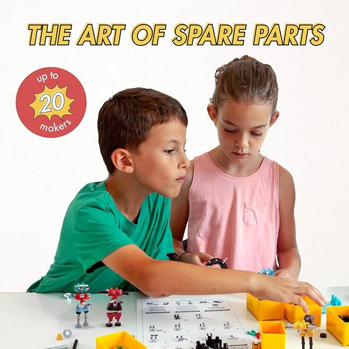 The Off Bits Educational STEM Toys for 6+: Robot Toy Building Sets 3-in-1 Engineering Kit for Boys and Girls Build Your Own STEM Building Toys with Endless Possibilities (Educational Kit)