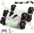 8 Wheels Gesture Sensing RC Stunt Car for Kids - Birthday Gifts for 6 7 8 9 10 11 12+ Years Old Remote Control Off-Road Vehicle 360 Degree Flips &amp Lights &amp Spray Fun Toys for Boys Age 6-12