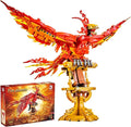 Magic Fire Phoenix Set Compatible with Lego 938PCS Fire Phoenix Toy Collection Model for Adults Christmas Birthday Gift for Kids Boys Girls