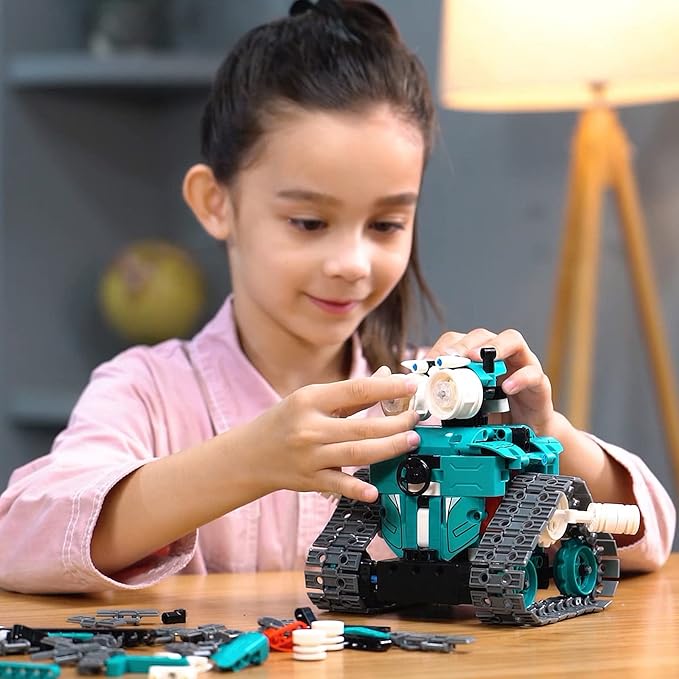 APP/Remote Control STEM Building Kits for Kids Ages 8-12 - 3 in 1 RC Robot Car Toys 440 Pcs Educational Science Projects Gift Ideas for Boys Girls