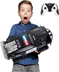 Carox Large Remote Control Police Car Toy with Lights and Sirens for Boys 1:8 Cop Car with Three Rechargeable Battery Durable RC Police Truck for Kids 4 Years and Up A Surprising