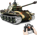 1/16 RC Tank Heng Long German Panther Type G RC Battle Army Toy with Smoke Sound Lights 2.4G Remote Control Tank That Shoot with Upgraded Metal Tracks Idler and Sprocket Wheel Steel Gearbox