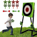 Axe Throwing Game for Backyard - 2-in-1 Axe Throwing Target Set with 4 Throwing Axes &amp 6 Darts - Easy to Carry Axe Throwing Target Game for Family &amp Adults - Carnival Games &amp Outdoor Indoo