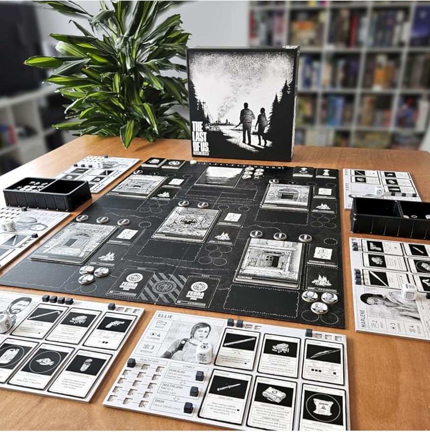 The Last of Us: Escape The Dark Board Game - Fantasy Horror Adventure Cooperative Gameplay Strategy Game for Adults Ages 14+ 1-5 Players 60-90 Min Playtime Made by Themeborne