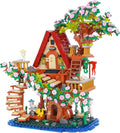 3 in 1 Cherry Blossom Tree House Building Set 959 PCS Flowers Tree House Architecture Building Blocks Gift for Adults Teens
