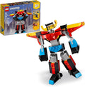 LEGO Creator 3 in 1 Super Robot Building Kit Kids Can Build a Toy Robot or a Toy Dragon or a Model Jet Plane Makes a Creative Gift for Kids Boys Girls Age 7+ Years Old 31124