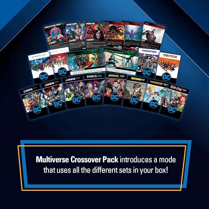 Cryptozoic Super Heroes Edition DC Comics Deckbuilding Game Multiverse Box