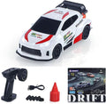 2.4GHz 1:43 Full Scale RC Drift Car High Speed 15km/h Speed 4WD RTR Mini Car 3-Speed Modes Multifunctional Lights Gyroscope Hobby Grade Model for Christmas Birthday Gift
