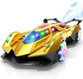 SASBSC Lamb Remote Control Car for Boys 4-7 8-12 Rc Cars with 360° Rotation Spray Music &amp Lights 1:12 Rechargeable Rc Car Toys 10-12km/h Sport Race Toy Cars Gifts for Kids (Gold)