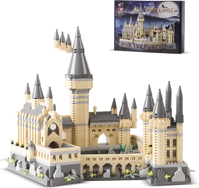 2680PCS Harry Pot Magic Castle Micro mini Building Blocks Toys SetsCreative Ideals Hog Tower Building Sets Best Gift for 14+ Boys Girls or Adults