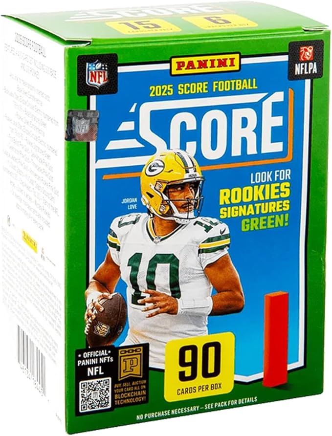 2025–26 Panini Score NFL Football Blaster Box – Official Trading Cards – Includes Rookie Cards Parallels &amp Inserts – Sealed Retail Pack
