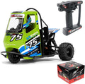 1/8 RC X-Rider Flamingos 2.4G 3WD 2 in 1 ESC High Speed Rc Car Electric Tricycle Motorcycle Tricycle RTR Drift Adult Vehicles Collection Model (Green)