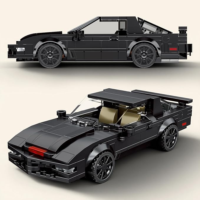 HIGH GODO Car Building Set Vintage Racing Car Decor Model Kit Cool Sports Cars Toys Gifts for Adults Teens Age 14+ (332 Pieces)