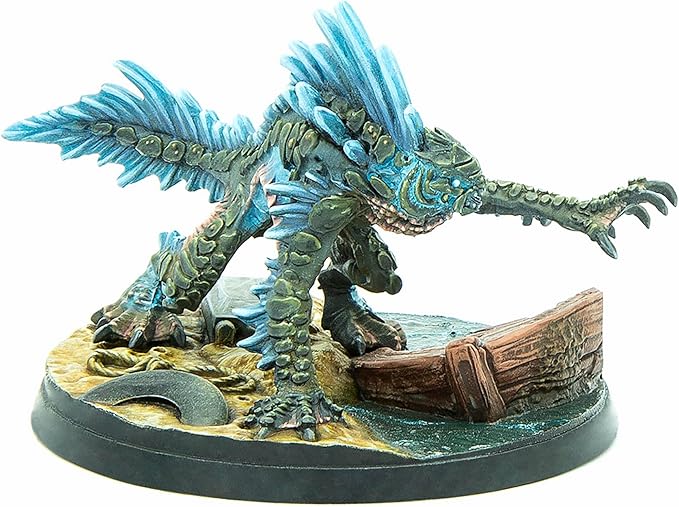 Fallout: Wasteland Warfare Creatures - Nukalurk King - RPG Unpainted Resin Figure 32mm Miniature W/ 50mm Scenic Base Nuka World