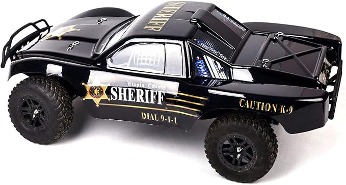 SummitLink Compatible Custom Body Police Style Replacement for 1/10 Scale RC Car or Truck (Truck not Included) SS-PO-02