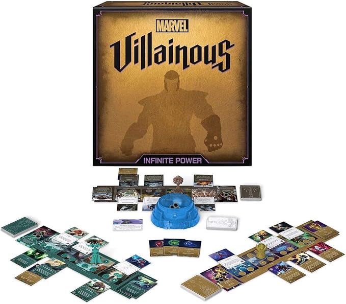Ravensburger Marvel Villainous: Infinite Power Strategy Board Game - Engaging Brain Teaser for Ages 12 &amp Up | Unique Marvel Characters | Adjustable Difficulty | Great for Marvel Fans