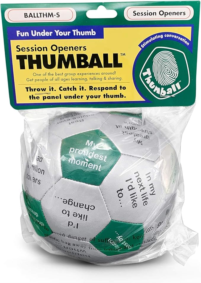 Trainers Warehouse 6 Thumball Collection 32 Prompts for Conversation Team Building Relationship and Training