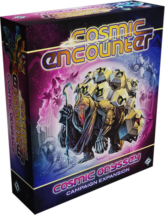 Cosmic Odyssey Board Game EXPANSION - Classic Strategy Game of Intergalactic Conquest for Kids and Adults Ages 14+ 3-8 Players 2-3 Hour Playtime Made by Fantasy Flight Games
