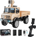 1:16 Scale Remote Control Trucks 2.4GHz RC Car with 720P Camera 20km/h High Speed Full Scale RC Rock Crawler Rear Drive Climbing Car Dual-Mode Remote Control for Teen Adults
